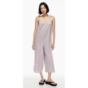 Aritzia Wilfred Free Candour Organic Cotton Jumpsuit White Size XS NWT